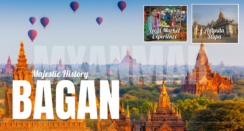 3 Days Bagan Panoramic Tour (Excluded Hotel)