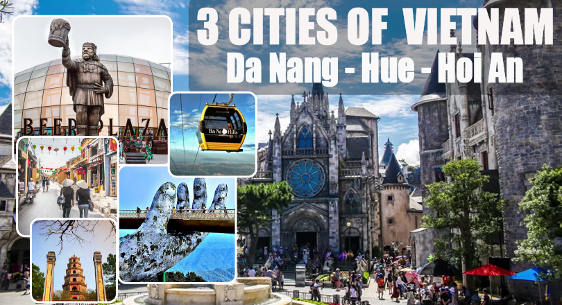 3Days Da Nang - Hue - Coconut Village - Hoi An - Bana Hills Tour (Excluded Hotel)