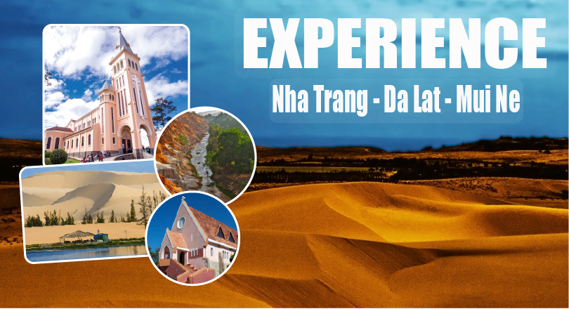 3 Days Nha Trang Da Lat + Mui Ne  (Excluded Hotel)